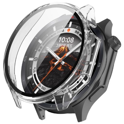 OnePlus Watch 3 Case: Tempered Film Integrated PC (Transparent) - 1