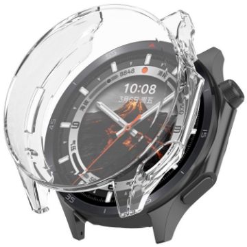 OnePlus Watch 3 Electroplated TPU Full Coverage Case (Transparent) - 1