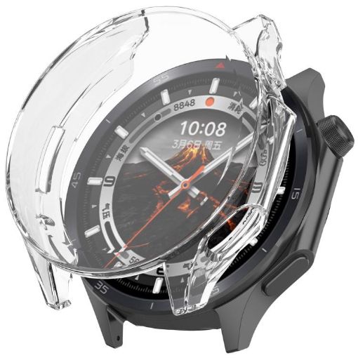 OnePlus Watch 3 Electroplated TPU Full Coverage Case (Transparent) - 1