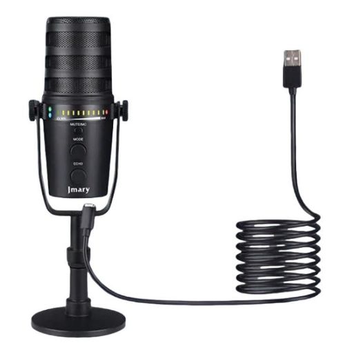 JMARY MC-PW12 USB Desktop Microphone 360 Rotating Design - 1