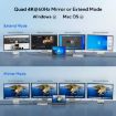 WAVLINK UG69PD12 Quad Monitor Dock for M1/M2/Mac & Windows, EU Plug - 5