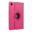 Samsung Galaxy Tab A9 Litchi Leather 360 Rotation Case (Black) - 3