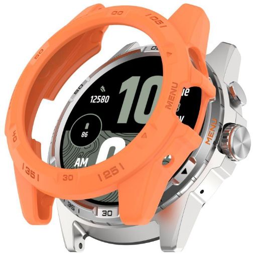 Ticwatch Atlas Armored TPU Orange Protective Case  Half Coverage - 1