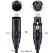 JUNSUNMAY 1.8m 4 Pin XLR Male to Female Headphone Adapter Cable - 3
