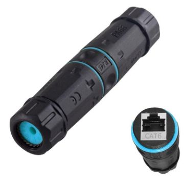 JUNSUNMAY IP68 Waterproof Pure Copper Gigabit Ethernet Coupler RJ45 - 1