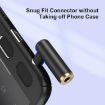 3.5mm TRRS Right Angle Audio Adapter Male to Female - Silver - 4