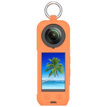 Insta360 X5 Orange Silicone Protective Case - 1