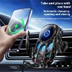 SD02 Car Phone Mount 15W Wireless Charger with Ambient Light - 3