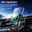 SD02 Car Phone Mount 15W Wireless Charger with Ambient Light - 5