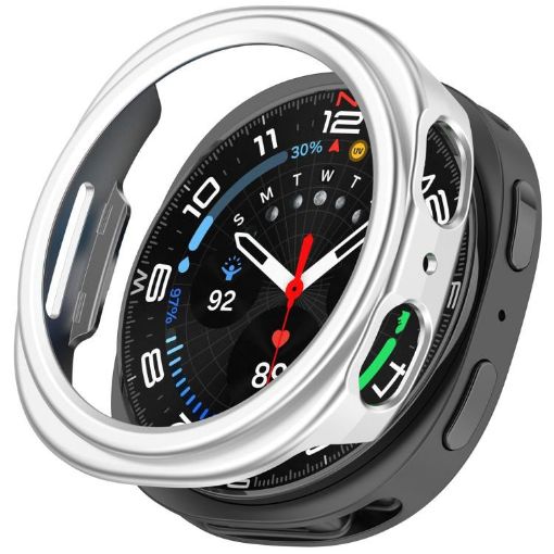 Samsung Galaxy Watch 8 44mm Silver Hollow PC Case Cover - 1