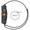 Samsung Galaxy Watch 8 Milanese Loop Metal Band 40/44mm (Black) - 5