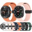Galaxy Watch 8 Folding Magnetic Silicone Band, Steel Gray - 3