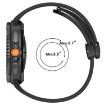 Galaxy Watch 8 40mm/44mm Magnetic Buckle Silicone Band (Dark Green) - 4