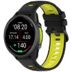 Garmin Forerunner 970 Two-Color Silicone Watch Band (Black+Lime) - 1