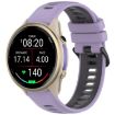 Garmin Forerunner 970 Two-Color Silicone Band (Purple+Black) - 1