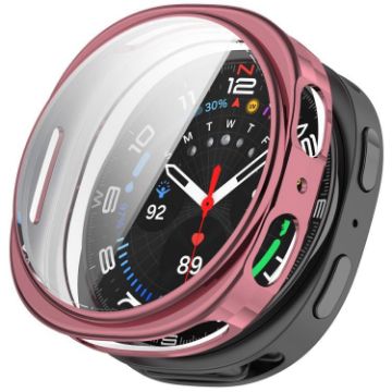 Samsung Galaxy Watch 8 40mm Pink Electroplated TPU Case - 1