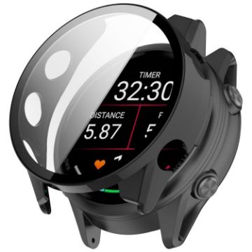 Garmin Forerunner 570 42mm Black Tempered Film PC Case - 1