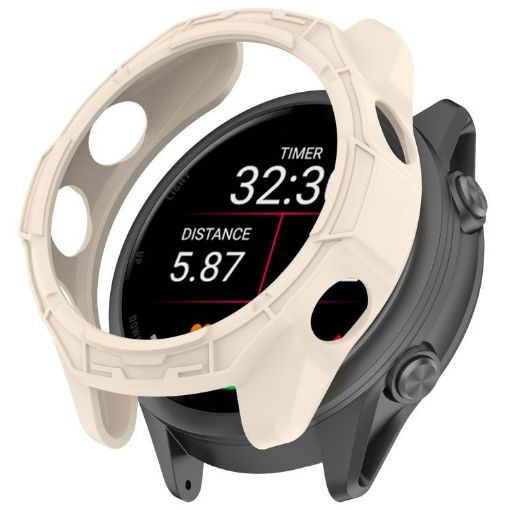 Garmin Forerunner 570 47mm TPU Hollow Armor Case (Starlight) - 1
