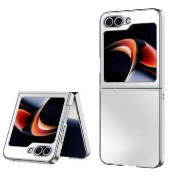 Samsung Galaxy Z Flip7 5G Frosted Shockproof Case (Silver) - 1