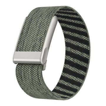 WHOOP 5.0 ECG Nylon Watch Band, Elastic Force Design, Gray Green - 1
