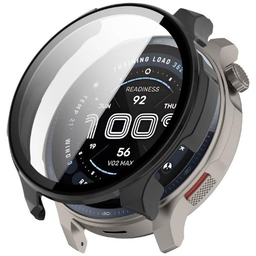 Amazfit Balance 2 Black Tempered Film PC Watch Protective Case - 1