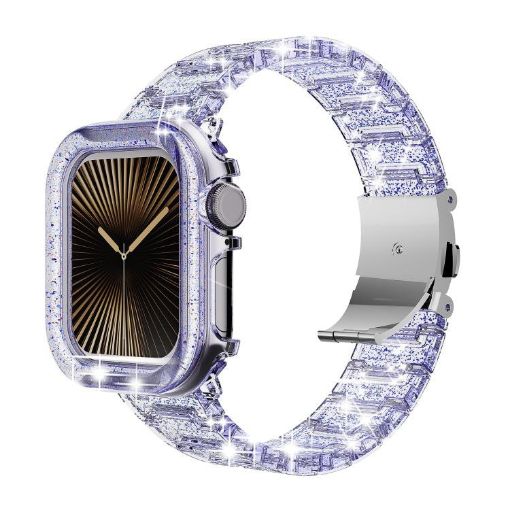Apple Watch 44/45mm Chameleon PC Case Resin Band (Color Changing) - 1