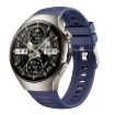 Huawei Watch 5 46mm Dark Blue Corrugated Silicone Band - 1
