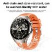 Huawei Watch 5 46mm Dark Blue Corrugated Silicone Band - 3