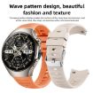 Huawei Watch 5 46mm Dark Blue Corrugated Silicone Band - 4