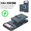 iPhone 17 Air MagSafe Leather Case with Card Bag (Blue) - 3