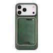 iPhone 17 Pro Kalebol Slim Leather MagSafe Card Case (Green) - 2