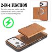 iPhone 17 Pro Max Kalebol MagSafe Leather Card Case (Brown) - 3