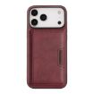 iPhone 17 Pro Max MagSafe Leather Card Case  Red - 2