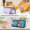 iPhone 17 Pro Max Purple Leather MagSafe Card Case by Kalebol - 5