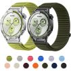 Wilderness Green 18mm Woven Nylon Hook & Loop Watch Band - 2