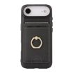 iPhone 17 Air Kalebol Leather MagSafe Card Holder Case (Black) - 2