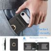 iPhone 17 Air Kalebol Leather MagSafe Card Holder Case (Black) - 5