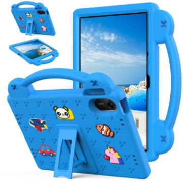 Redmi Pad 2 11" 2025 Sky Blue Kids Shockproof EVA Case with Stand - 1