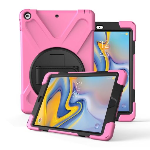 Galaxy Tab A 8.0 T387 360 Rotation Protective Case (Pink) - 1