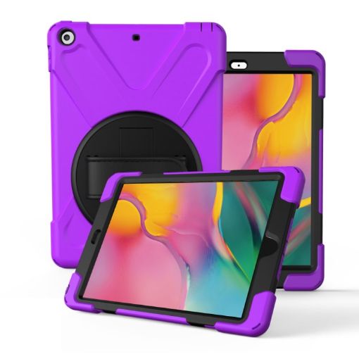 Galaxy Tab A 8.0 2019 T290/T295 360 Rotation Case Purple - 1