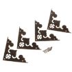 Antique Corner Bracket Feet - Jewelry Box Wood Protector (4pcs) - 3