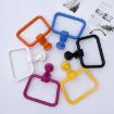 Multifunctional Blue Toilet Towel Ring Rack with Suction Cup - 2
