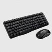 Rapoo X1800S Wireless Keyboard & Mouse Set, 2.4GHz - Black - 1