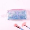 Dark Blue Mermaid Cute PVC Pig Pencil Case - Transparent & Colorful - 1