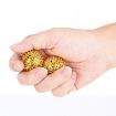 Magnetic Massage Ball Pair - Muscle, Finger, Plantar Relief, 4.7cm Silver - 4