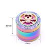 Creative Spider Colorful Smoke Grinder, Zinc Alloy, Four-layer - 2
