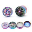 Creative Spider Colorful Smoke Grinder, Zinc Alloy, Four-layer - 3