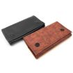 Black Portable PU Leather Tobacco Storage Bag - 5