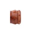 Red Wood Drum Smoke Grinder Tobacco Spice Crusher, Size S - 2