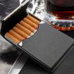 PU Cigarette Pack Creative Business Card Holder Pink Case - 2